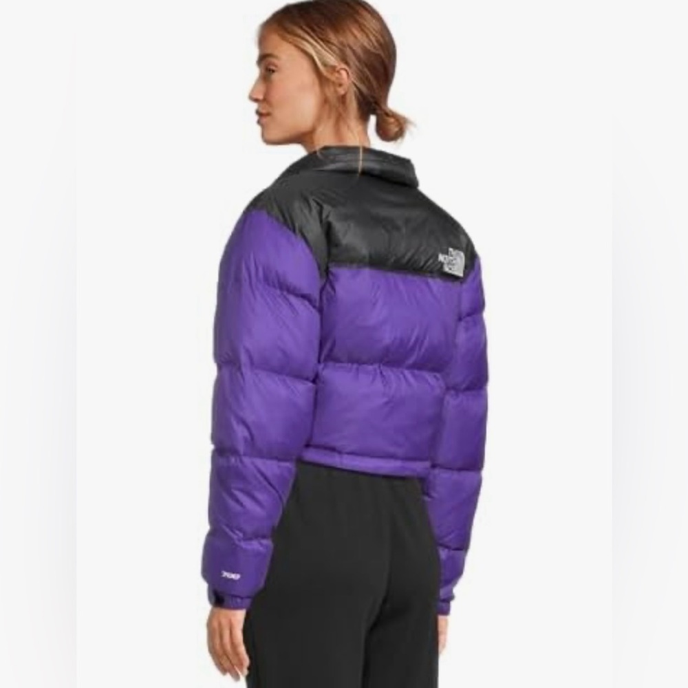 Urban Outfitters x North Face Nuptse Cropped Puffer Jacket Size Small NEW - Picture 3 of 13